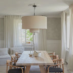 Nordic Wabi-Sabi Fabric Pendant Chandelier in d30cm
