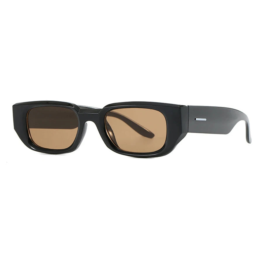 Vintage Rectangle Sunglasses – Women's Retro UV400 Fashion Eyewear