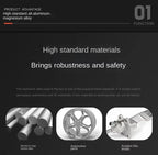 Aluminium Spinner Suitcase – 100% Aluminium-Magnesium Alloy Luggage with Password Lock