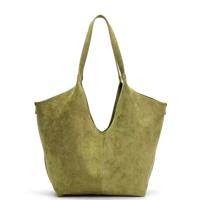 Women's Vintage Bowling Shoulder Bag – Large Capacity Square Tote Handbag