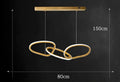 Modern LED Ceiling Pendant Chandelier in warm white in an entryway