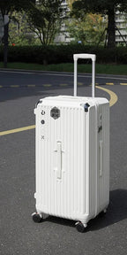 Oversized Spinner Suitcase – High Capacity 5-Wheel Trolley Luggage with Lock