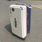 Oversized Spinner Suitcase – High Capacity 5-Wheel Trolley Luggage with Lock