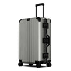 Aluminium Spinner Suitcase – 100% Aluminium-Magnesium Alloy Luggage with Password Lock