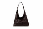Women's Retro PU Tote Bag – Structured Hard Shell Shoulder Handbag