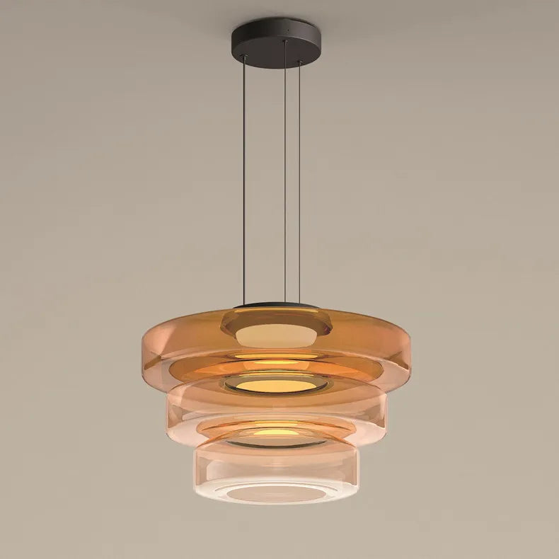 Vintage Ambiance Designer Pendant Lamp in a 45 22 cm above a kitchen island