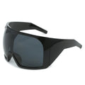 Futuristic Shield Sunglasses – Oversized UV400 Wrap Around Shades for Men & Women