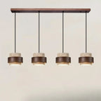 Travertine Cave Stone Pendant Chandelier in d-116-1 light