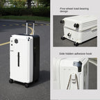 Oversized Spinner Suitcase – High Capacity 5-Wheel Trolley Luggage with Lock