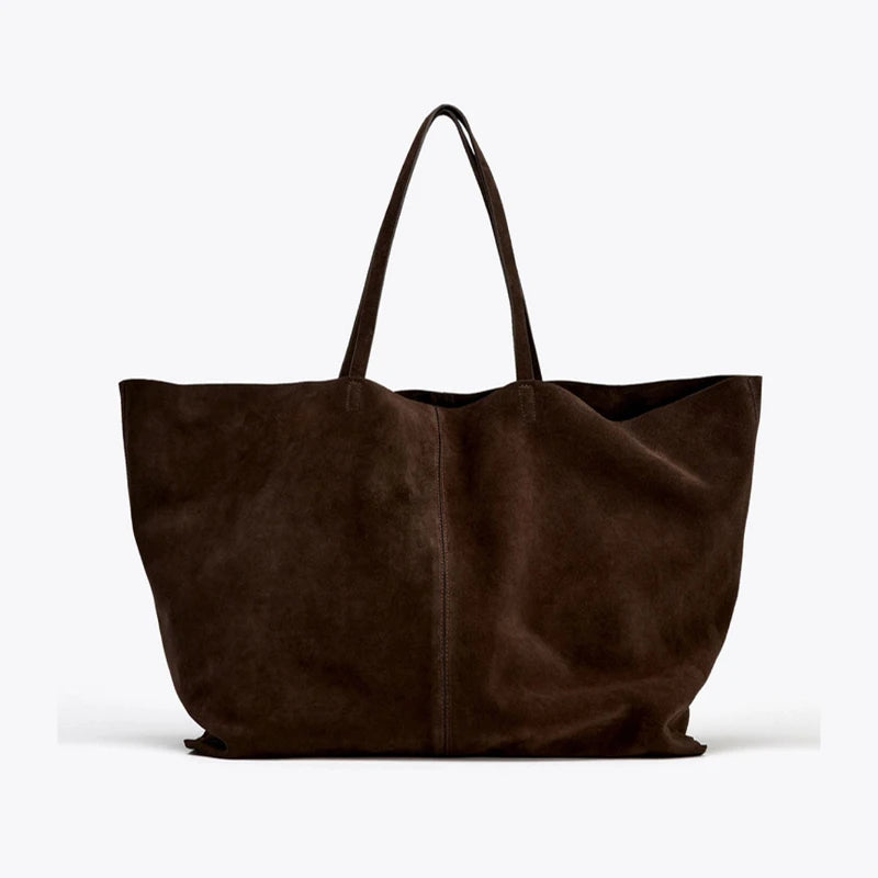 Women's Vintage Bowling Shoulder Bag – Large Capacity Square Tote Handbag