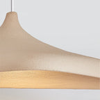 Japanese Wabi-Sabi LED Pendant Light in large 100cm x 53cm above a kitchen island
