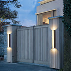 Modern Outdoor LED Strip Wall Lamp in warm white