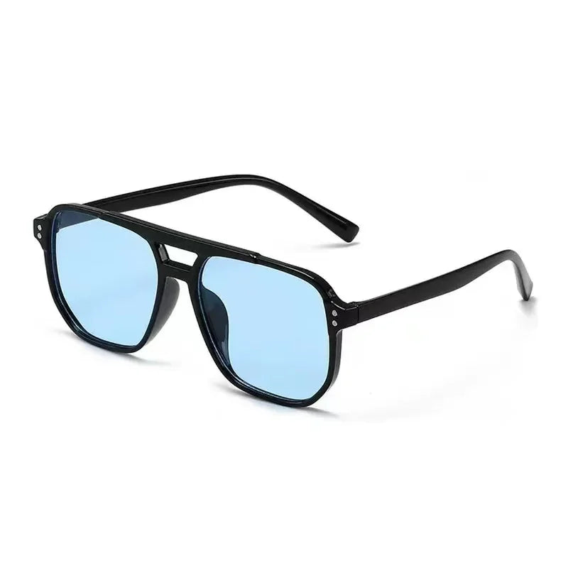 Vintage Square Sunglasses – Unisex UV400 Oversized Shades for Men & Women