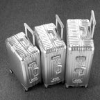 Aluminium Spinner Suitcase – 100% Aluminium-Magnesium Alloy Luggage with Password Lock