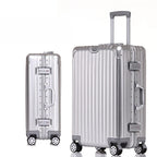 Aluminium Spinner Suitcase – 100% Aluminium-Magnesium Alloy Luggage with Password Lock