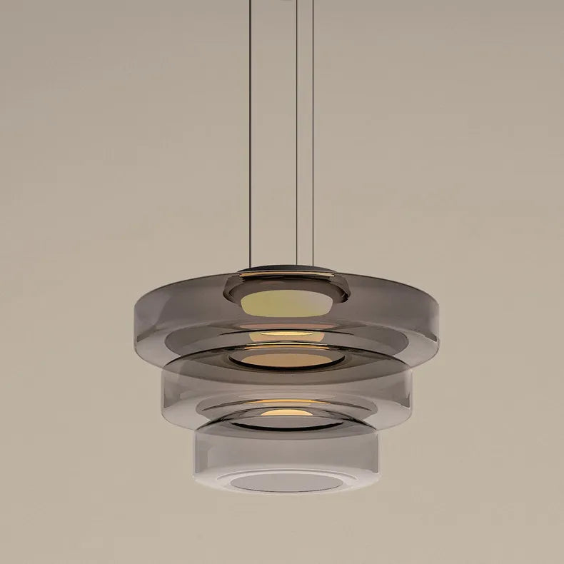 Vintage Ambiance Designer Pendant Lamp in b 45 cm in an entryway