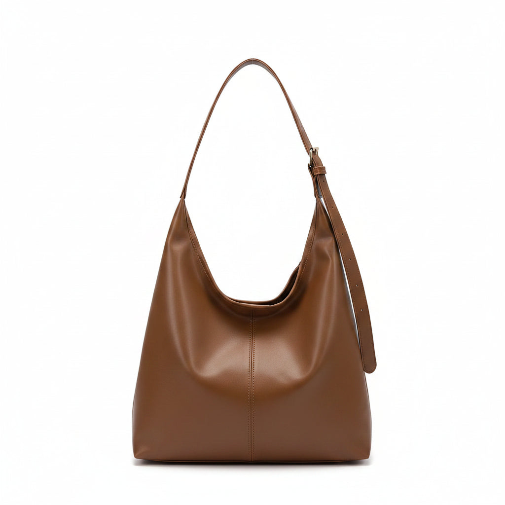 Retro Bucket Tote Bag – Vintage Underarm Shoulder Bag for Women | Black, Green & Dark Brown
