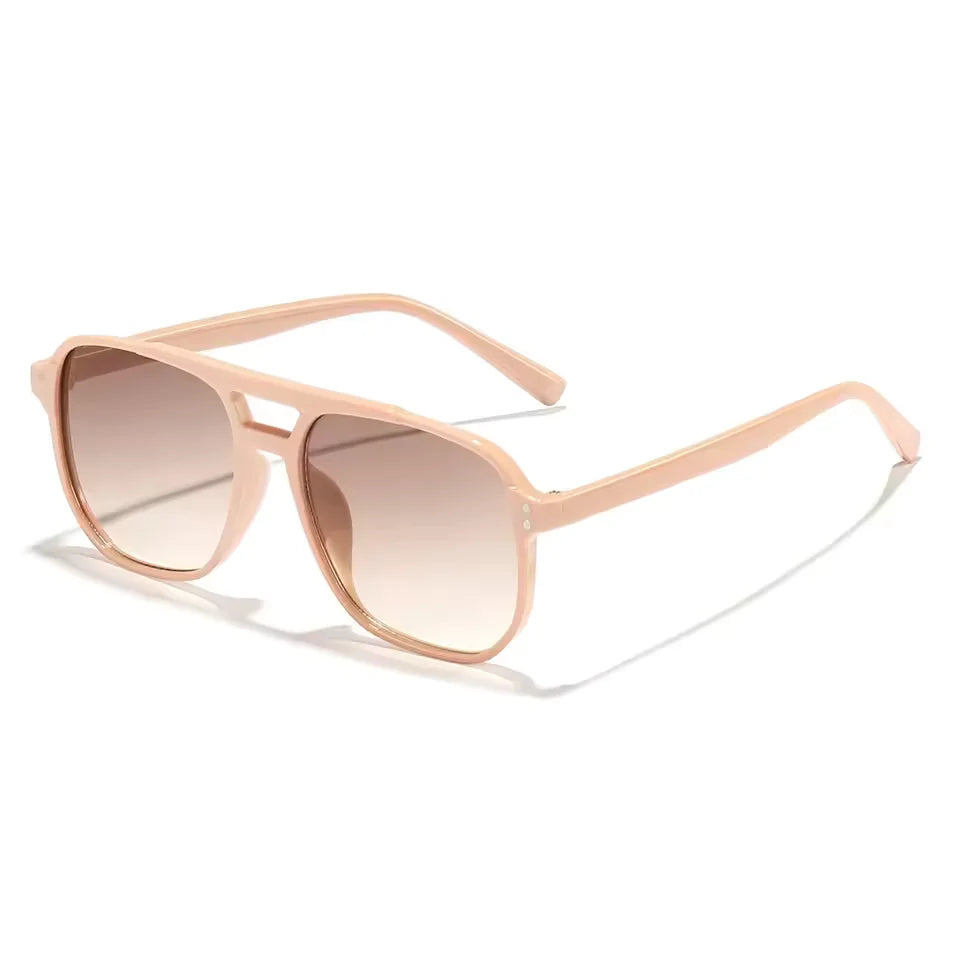 Vintage Square Sunglasses – Unisex UV400 Oversized Shades for Men & Women