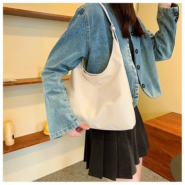 Women's Retro PU Tote Bag – Structured Hard Shell Shoulder Handbag