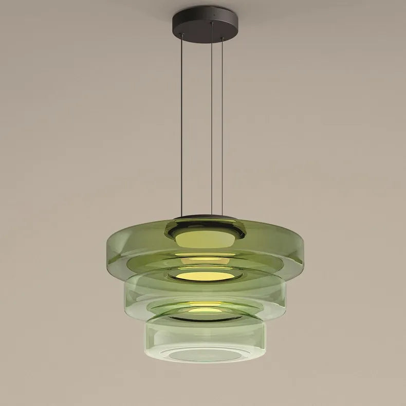 Vintage Ambiance Designer Pendant Lamp in b 25 cm in a living room