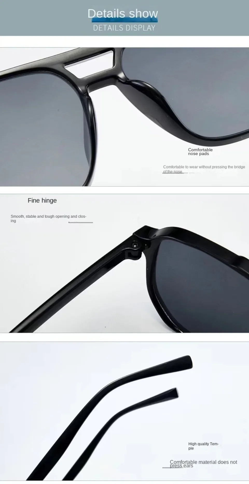 Vintage Square Sunglasses – Unisex UV400 Oversized Shades for Men & Women