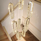 Modern LED Staircase Pendant Chandelier in 6 head