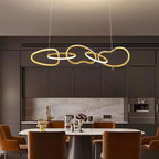 Modern LED Ceiling Pendant Chandelier in 7 head 180cm over a dining table