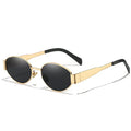 Oval Alloy Sunglasses – UV400 Trendy Eyewear for Women & Men