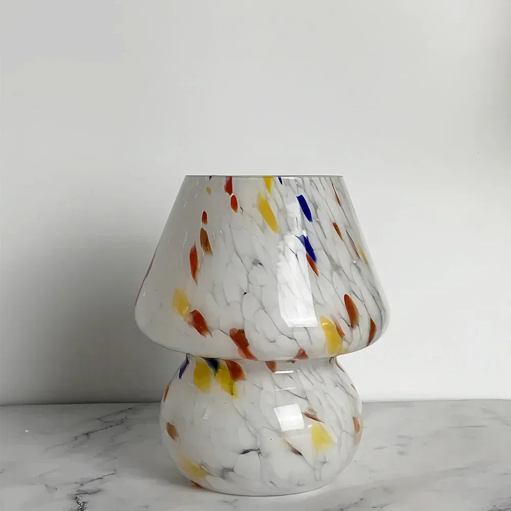 Aesthetic Glass Mushroom Lamp - LumiMush