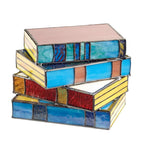 Folding Book Lamp – IllumiBook Colourful LED Mood Light on a nightstand