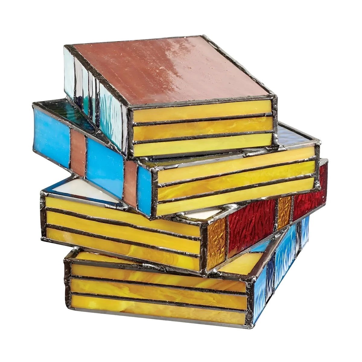 Folding Book Lamp – IllumiBook Colourful LED Mood Light in a hallway