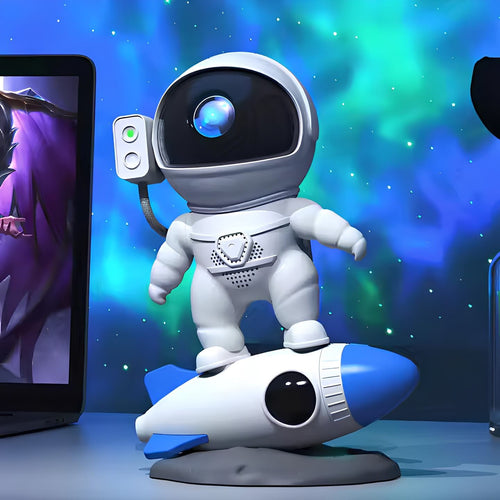 Astronaut Galaxy Projector – AstroGlow 4K Star Light with Speaker