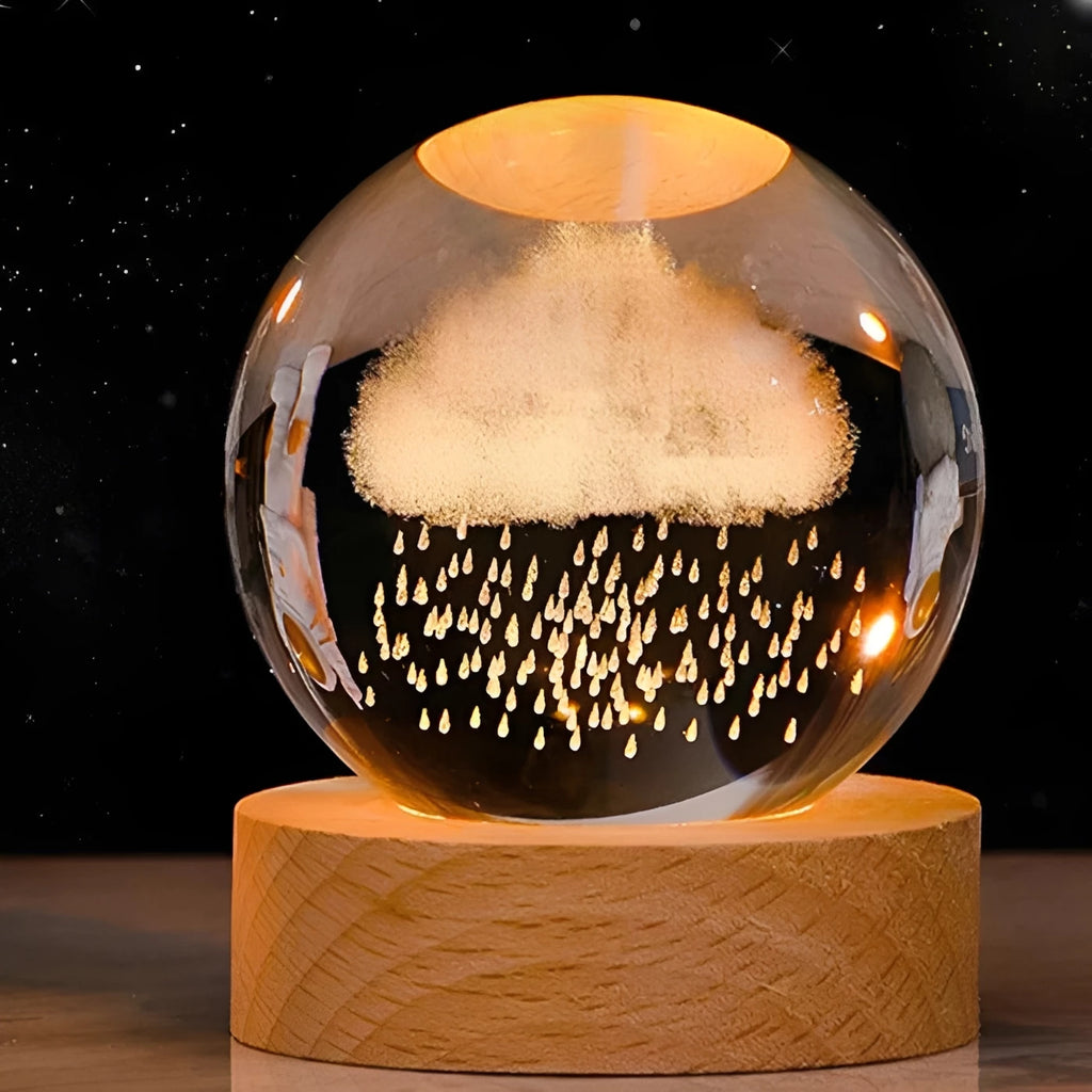 CelestialGlow Luminous Sphere in a bedroom