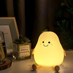 Colour-Changing Night Light for Kids – SweetDreams Fruit Lamp on a nightstand