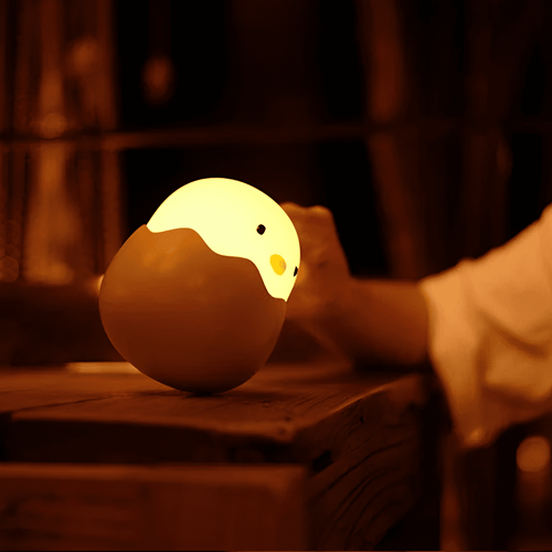 Chick Night Light for Kids – CozyChick Soft LED Lamp in a kids bedroom