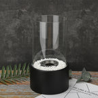 Classic Oil Lamp with Open Flame - Lumora