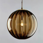 Contemporary LED Pendant Light - LumiWave in 15cm over a dining table