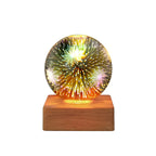 3D Firework Crystal Ball Lamp – StarburstGlow LED Night Light in fireworks in a nursery