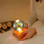 Crystal Ball Lamp with 3D Firework Effect - StarburstGlow
