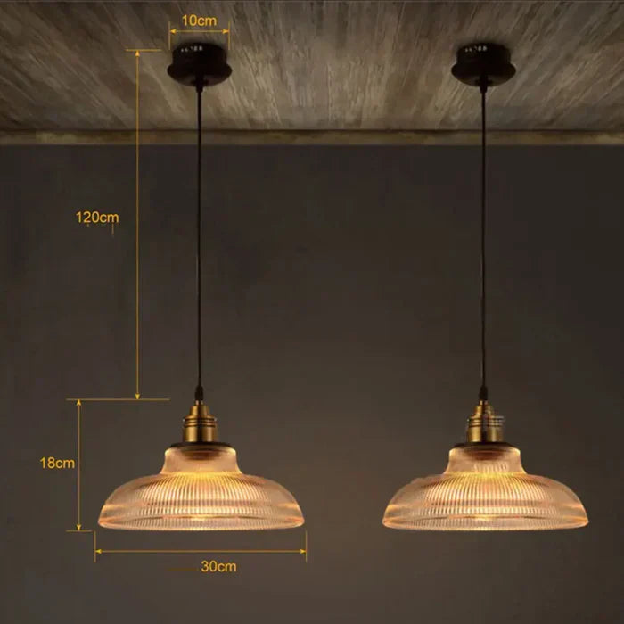CrystalLoom Glass Pendant Light