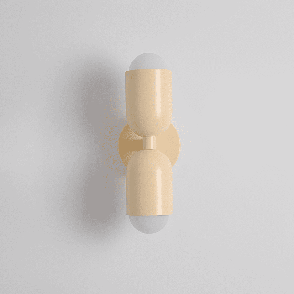 Colourful Up-Down Wall Lamp – Colorwave Double-Sided LED Sconce in green
