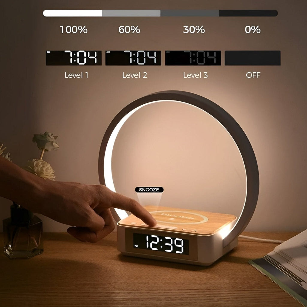 Design Night Light with Charger and Gentle Wake Function