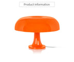 DESIGNER LED TOADSTOOL TABLE LAMP - MODERN MINIMALIST FOR BEDROOM & LIVING ROOM