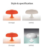 DESIGNER LED TOADSTOOL TABLE LAMP - MODERN MINIMALIST FOR BEDROOM & LIVING ROOM