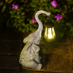 Elephant Glow Solar Garden Light