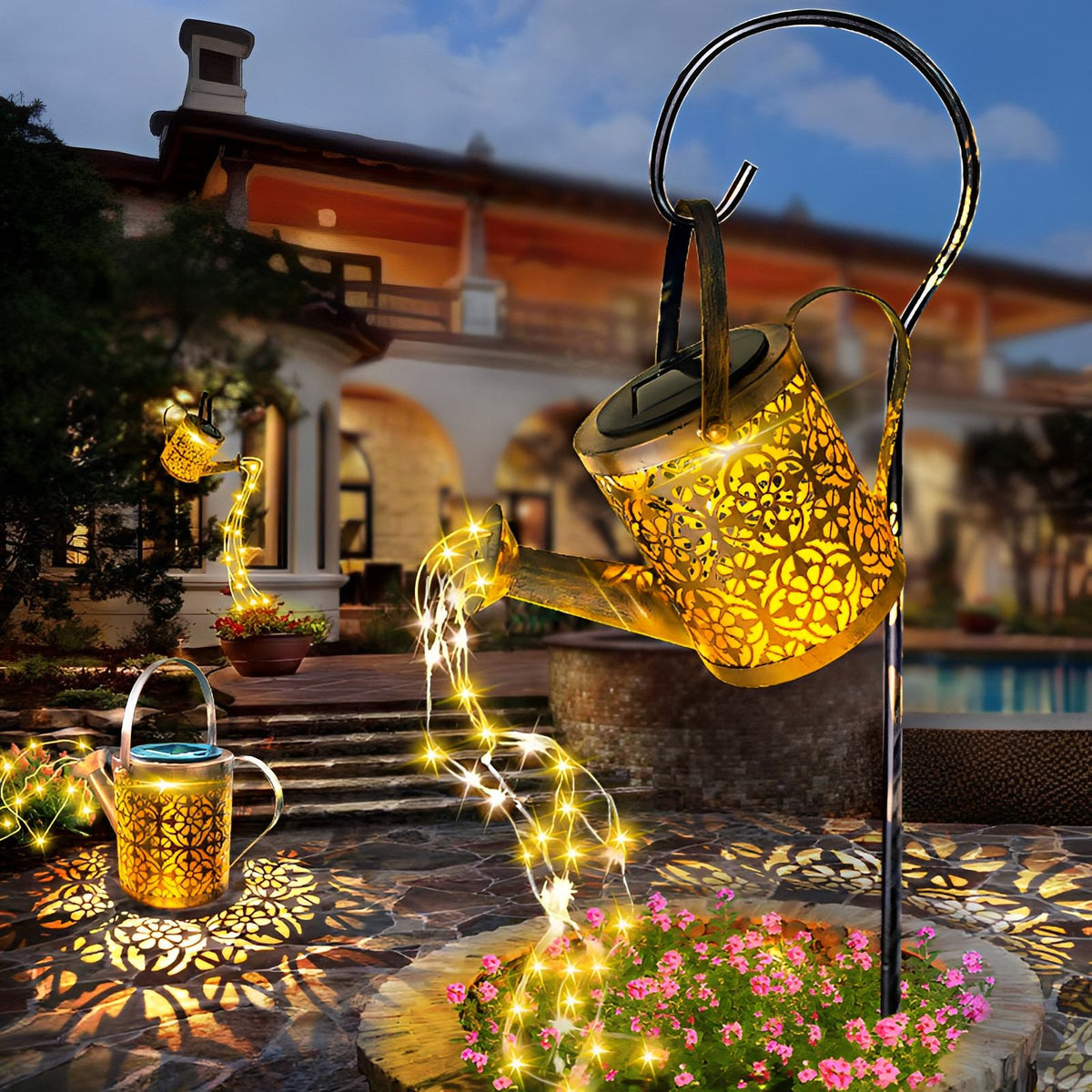 Enchanting Solar Garden Lamp – SolarMagic Weatherproof Outdoor Light in a garden