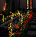 Enchanting Solar Garden Lamp – SolarMagic Weatherproof Outdoor Light along a pathway
