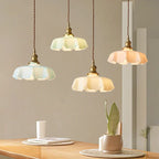 French Brass Hanging Lamp - BrassChic
