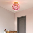 Glass Flower Ceiling Light - FloraGlow