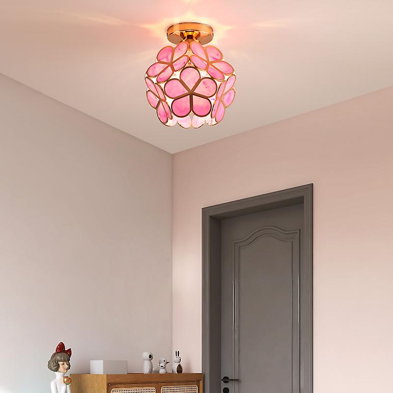 Glass Flower Ceiling Light - FloraGlow
